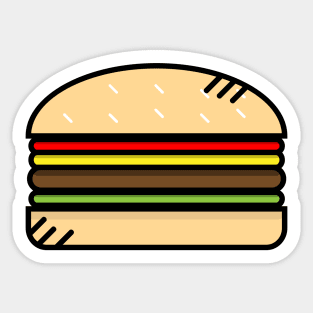 Hamburguer - Icon Sticker